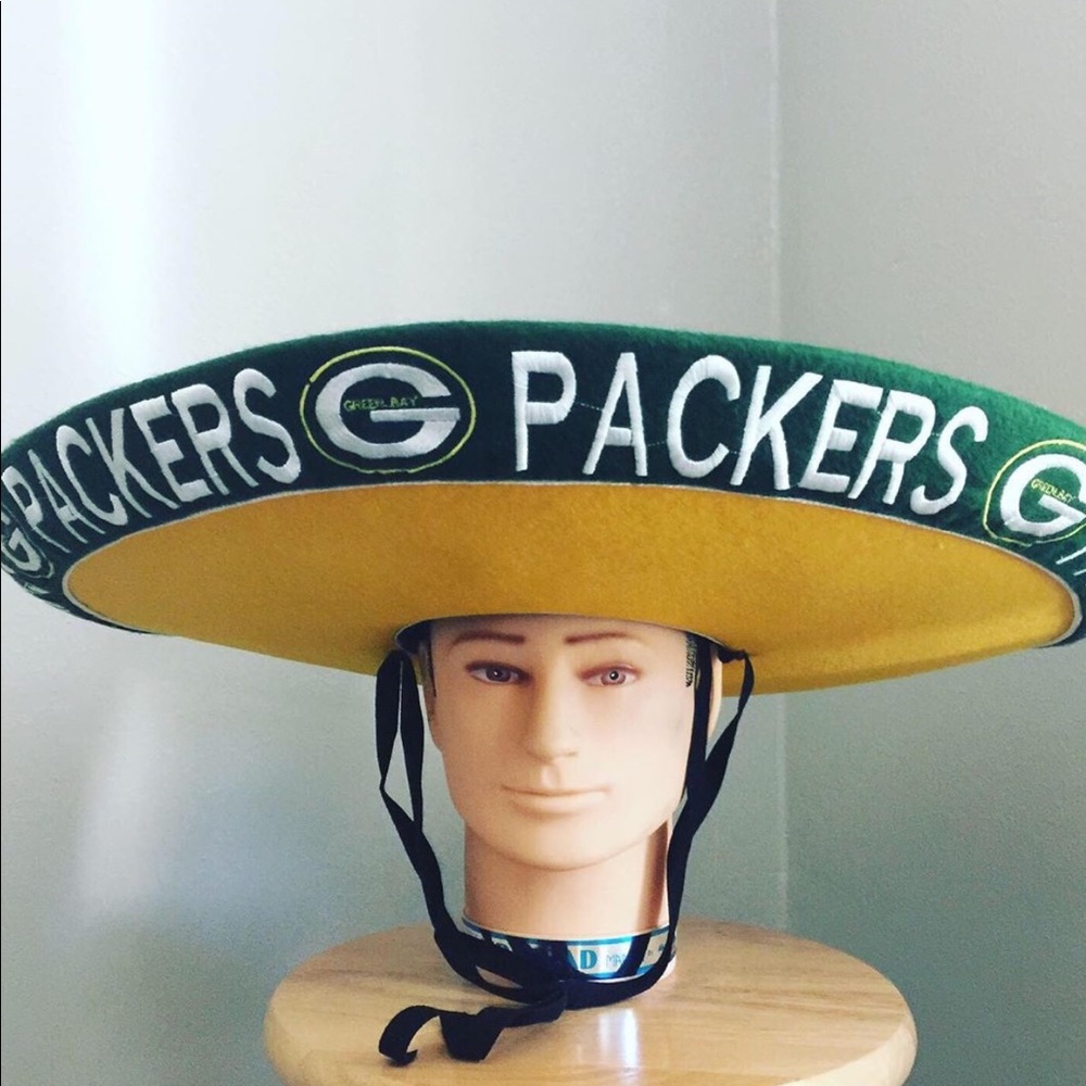 Custom Made Green Bay Packers Mariachi Sombrero